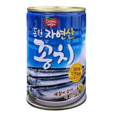 동원 꽁치 자연산 400g x 6캔 통조림, 6개