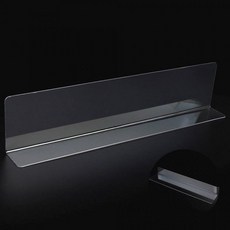 L형 투명 칸막이 28x6cm 일반형 분류 정리칸막, 1개, 단일상품1