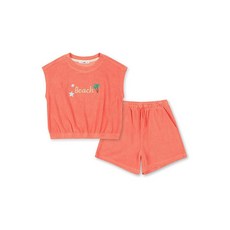 [국내백화점 매장정품] 탑텐 TOPTEN KIDS 여아) 테마 바캉스 타올테리 셋업_MKE2IP2105 MKE2IP2105 122047