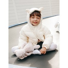매장정품 빈폴 키즈 BEANPOLE KIDS 귀달이 중경량 자켓 - 아이보리 243561
