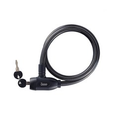 삼천리 와이어키 자전거 잠금장치 중, 블랙, 1개