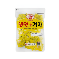 범아뽀빠이 냉면용 겨자 200p, 3개, 600g
