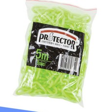 돈스텔 안전로프 플라스틱 체인 8mmx5m 형광그린