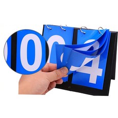 스코어보드 점수판 축구 농구 탁구 배구 배드민턴 족 농구점수판 축구점수판 탁구점수판, 1개, 2자리 랜덤색상