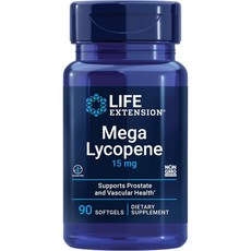 Life Extension 메가 리코페네 15mg 소프트젤, 1개, 90정