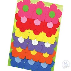 더블H샵 봄환경구성 펠트꽃 5잎 대