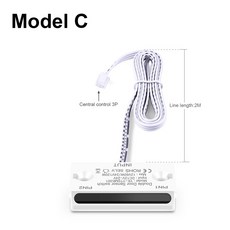 12 24V 도어 스위치 IR 근접 옷장 이중 닫기 LED 조명 캐비닛 열기 제어용 센서, Centr zed 2, 12V 24V