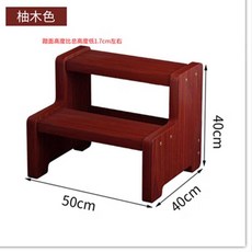 욕실 발판 디딤대 2단 발받침 다용도 주방 세면대 화장실 발디딤판, 36. 50x40 2단 티크색