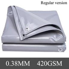 실타프 야외 방수 유기 실리콘 천 방수포 캠핑 텐트 매트 Pergola 캐노피 차양 정원 타프 커버 650GSM, 1) Grey  1.9mx1.4m