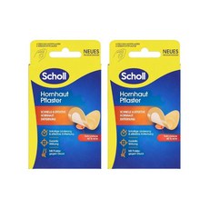 독일 내수용 Scholl 숄 각질 케어 패치 굳은살 패치 Scholl Hard Skin Stone Pack, 1g, 2개, 4개입