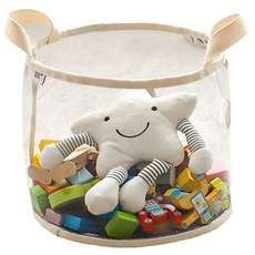 몽쉘과술빵 장난감 정리함 바구니, 아이보리, 1개