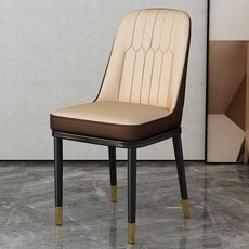 홀덤의자 에그 홀덤 1개 체어, 카멜 표면 브라운 등받이 골드 다리