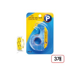 프린텍)크리스탈테이프, 3개, (CD1830/18*30m)