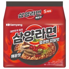 삼양라면 매운맛 120g, 5개