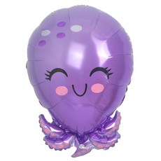 은박풍선 주니어쉐잎 옥토퍼스 은박풍선 호일 파티용품 파티풍, 본상품