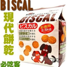 BISCAL 現代餅乾 必吃客 消臭餅乾 900g 2.5kg 狗餅乾 狗零食, 1個
