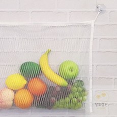 내용물 보이는 매쉬망 장난감정리함 욕실정리망 말리기망
