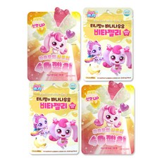 프린세스 캐치티니핑 젤리+티니핑 바나나우유 비타젤리, 2세트, 100g, 4D 사우어젤리+바나나우유 비타젤리