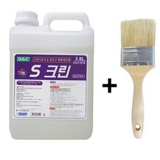 S크린 3.8L 화장실 변기 소변기 요석제거제 하수구 백화제거 타일 청소 세제, 1개