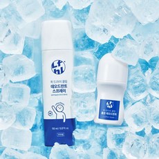 라이프홀릭 2개선택 쿨링 데오드란트 스프레이롤온 394159, 150ml