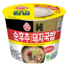 오뚜기 컵밥 얼큰 순후추 돼지국밥, 1개, 311.5g