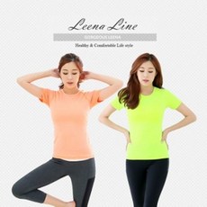 돋보여 반팔티 요가 형광 SS02 나만