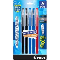 파이롯트 Pilot FriXion 컬러스틱 지울 수 있는 젤 펜 가는 포인트 300877 3900289761, Classic 5