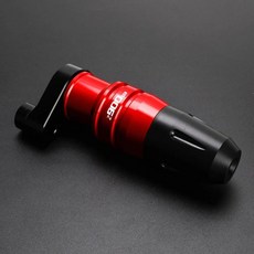 오토바이 배기 슬라이더 충돌 패드 보호대, 1개, 12. C Red