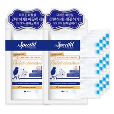스페시핏 변기 배수구 크리너 일회용 청소포 리필, 5g, 24개