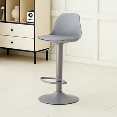 심플 바텐 의자 카페 아일랜드 높은식탁 바 의자, 심플바-그레이, 1개