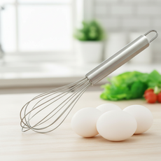 스테인리스 베이킹 거품기 반죽 휘핑기 22cm 제과 도구, 단품