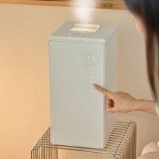 다룸 퓨어 가열식 가습기 6L 대용량 올 스텐 간편 통세척 신생아 안전 살균, 화이트, PURE AI HUMIDIFIER
