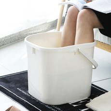 제이라이프 속 깊은 따수미 족욕통, 1개, 아이보리