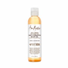Sheamoisture 건성 피부용 데일리 보습 바디 오일 버진 코코넛 오일 파라벤 무첨가 226.8g(8온스), 1개