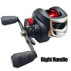 강력한 드랙 8kg 베이트 캐스팅 낚시 릴 7.2:1 기어비 마그네틱 브레이크 왼손/오른손 담수 바닷물 낚시 릴, 규격 없음, Left Hand