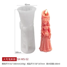 해골캔들 소형양초 캠핑용 인테리어 쉐이드 파티 촛대장식 캔들촛대 파티용