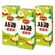 롯데칠성음료 델몬트 드링크팩 사과 190ml, 48개
