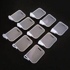 냉장고 정리용 투명 칸막이 10개 세트, 단품