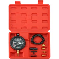 NYXOVA 진공 및 연료 펌프 테스터 게이지 키트 누출 카뷰레터 압력 진단 도구 진단(파란색), Red