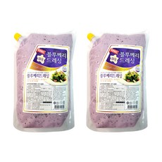 평강 블루베리 드레싱, 2개, 2kg
