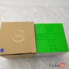 림큐브 마스터 믹스업 퍼즐 교육용 선물 아이디어 크리스마스 생일, 6 Stickerless