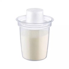 便攜奶粉分裝盒, 1個, #試用裝1個透明, 透明