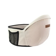 베이비 캐리어 허리 의자 워커 베이비 슬링 홀드 허리 벨트 배낭 Hipseat 벨트 키즈 조정 가능한 유아 엉덩이 시트, 2)Beige