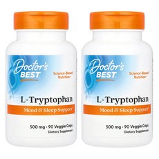 닥터스베스트 L-트립토판 500mg 베지 캡, 90정, 2개