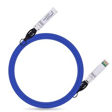 Ipolex 컬러 10G SFP+ 트위낵스 케이블 직접 연결 구리(DAC) 패시브 케이블 3m(9.84피트) 오렌지 시스코 SFP-H10GB-CU3M 머라키 유비퀴트, 1.5m, 1, 다크 블루