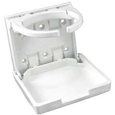 JR 제품 45619 블랙 조절 가능 컵 홀더, White