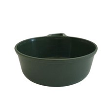 윌도 휴대용 캠핑 식기 그릇 400ml 백패킹, 올리브그린, 1개