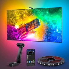 Govee T2 H605C Envisual TV 백라이트 RGBIC WiFi TV LED 장식용 55-65인치호환, 1개