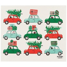 Now Designs Ecologie 스웨덴 스폰지 드라이 매트 윈터 휠 30.5 x 35.6cm(12 14인치)