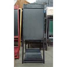 利多文具 花架黑板 商店黑板 站立黑板 商店廣告板 咖啡廳黑板 餐廳黑板 復古黑板, 黑色